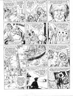BARBE ROUGE : Planche originale 12 de BARBE ROUGE - Tome 28.  La flibusti�re du sans piti�